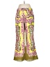 Zara Paisley Yellow Casual Pants Size M - photo 2