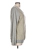 Ann Taylor LOFT Metallic Gray Pullover Sweater Size L - photo 4