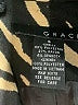 Grace Animal Print Brown Blazer Size 4 - photo 6