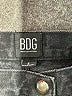 BDG Solid Black Denim Skirt Size S - photo 4