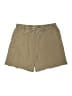 Double Zero 100% Cotton Solid Tan Khaki Shorts Size L - photo 1