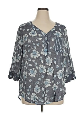 Cj Banks 3/4 Sleeve Blouse (view 1)