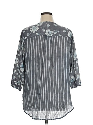 Cj Banks 3/4 Sleeve Blouse (view 2)