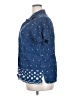 Basic Editions Stars Blue Short Sleeve Button-Down Shirt Size 20 - photo 5