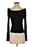 Intermix 100% Viscose Black Long Sleeve Top Size S - photo 1