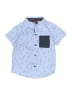DKNY Print Blue Short Sleeve Button-Down Shirt Size 2T - photo 1
