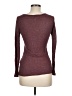 HOSS Burgundy Long Sleeve Top Size M - photo 2