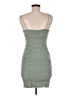 Forever 21 Solid Green Cocktail Dress Size M - photo 2