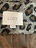 Ann Taylor LOFT Animal Print Gray Blazer Size M - photo 6