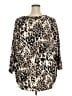 Avenue Animal Print Tan Cardigan Size 26 - 28 Plus - photo 2