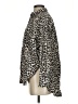 Maeve Animal Print Brown Long Sleeve Blouse Size S - photo 5