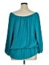 Vince Camuto 100% Polyester Teal 3/4 Sleeve Blouse Size 1X - photo 2