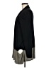 LOGO by Lori Goldstein Solid Color Block Black Blazer Size M - photo 5