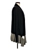 LOGO by Lori Goldstein Solid Color Block Black Blazer Size M - photo 4