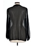 AGB 100% Polyester Black Long Sleeve Blouse Size L - photo 2