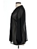 AGB 100% Polyester Black Long Sleeve Blouse Size L - photo 5