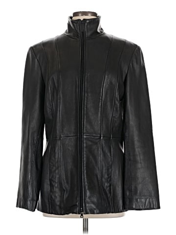Kenneth Cole REACTION Leather Jacket (view 1)