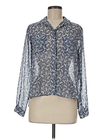 Topshop Long Sleeve Blouse (view 1)
