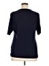 Coldwater Creek Stripes Blue Short Sleeve Top Size XL - photo 2