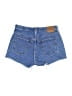 Levi's 100% Cotton Blue Denim Shorts Size 29 waist - photo 2