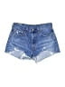 Levi's 100% Cotton Blue Denim Shorts Size 29 waist - photo 1