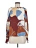 Worthington Brown Long Sleeve Blouse Size M - photo 1