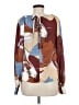 Worthington Brown Long Sleeve Blouse Size M - photo 2