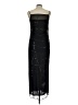 CHRIS McLaughlin 100% Polyester Stars Black Cocktail Dress Size 10 - photo 2