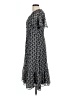 Calvin Klein 100% Polyester Print Black Casual Dress Size 10 - photo 5
