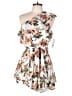 Blue Rain Floral White Romper Size 1X - photo 1