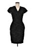 L.K. Bennett Tweed Black Cocktail Dress Size 6 - photo 1