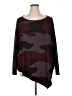 Go Couture Camo Burgundy Pullover Sweater Size XL - photo 1