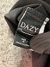 DAZY 100% Polyester Solid Black Formal Skirt Size M - photo 6