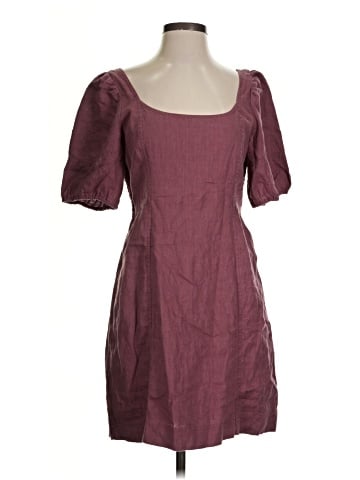 Madewell Maisie Mini Dress in 100% Linen (view 1)