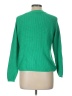T Tahari Solid Green Pullover Sweater Size L - photo 2