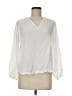 Weatherproof 100% Rayon Ivory White Long Sleeve Blouse Size M - photo 1
