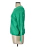 T Tahari Solid Green Pullover Sweater Size L - photo 5