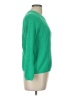 T Tahari Solid Green Pullover Sweater Size L - photo 4