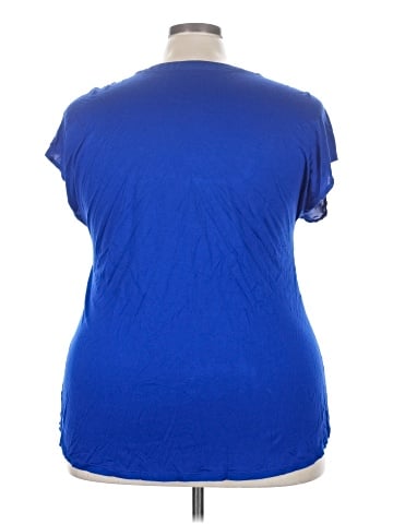 INC International Concepts Short Sleeve Blouse (view 2)