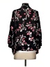 Ann Taylor LOFT 100% Viscose Floral Black Blazer Size XS - photo 2