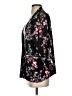 Ann Taylor LOFT 100% Viscose Floral Black Blazer Size XS - photo 5