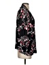 Ann Taylor LOFT 100% Viscose Floral Black Blazer Size XS - photo 4