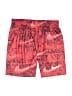 Nike 100% Polyester Print Red Athletic Shorts Size 3 - 4 - photo 1