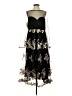 JJ's House 100% Polyester Floral Black Cocktail Dress Size XL - photo 1