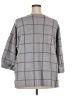 Tahari Plaid Gray Pullover Sweater Size 3X - photo 2