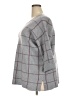 Tahari Plaid Gray Pullover Sweater Size 3X - photo 5