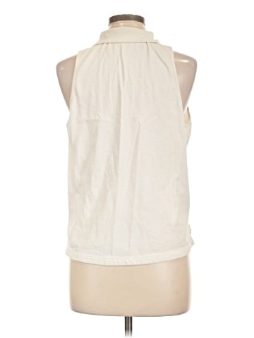 Banana Republic Factory Store Sleeveless Button-Down Shirt (view 2)