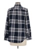 Unbranded Plaid Blue Long Sleeve Button-Down Shirt Size Med Petite - photo 2