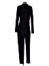 Ichi Solid Black Jumpsuit Size S - photo 2