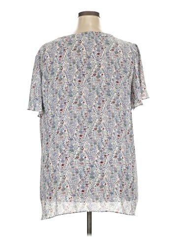 Rose + Olive Short Sleeve Blouse (view 2)